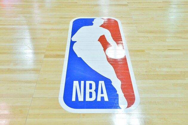 LAS VEGAS, NV - JULY 09: A general view of the court shows the NBA logo during a game between the Sacramento Kings and the Memphis Grizzlies during the 2017 NBA Summer League at the Cox Pavilion on July 9, 2017 in Las Vegas, Nevada. The NBA unveiled a refreshed logo during the 2017 Las Vegas Summer League. A modified version of Action font, customized for the league, will be used for the letters N-B-A in the primary logo. NOTE TO USER: User expressly acknowledges and agrees that, by downloading and or using this photograph, User is consenting to the terms and conditions of the Getty Images License Agreement. (Photo by Sam Wasson/Getty Images) LAS VEGAS, NV - JULY 09: A general view of the court shows the NBA logo during a game between the Sacramento Kings and the Memphis Grizzlies during the 2017 NBA Summer League at the Cox Pavilion on July 9, 2017 in Las Vegas, Nevada. The NBA unveiled a refreshed logo during the 2017 Las Vegas Summer League. A modified version of Action font, customized for the league, will be used for the letters N-B-A in the primary logo. NOTE TO USER: User expressly acknowledges and agrees that, by downloading and or using this photograph, User is consenting to the terms and conditions of the Getty Images License Agreement. (Photo by Sam Wasson/Getty Images)