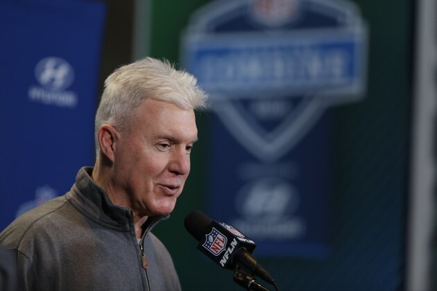 Green Bay Packers general manager Ted Thompson speaks during a press conference at the NFL football scouting combine in Indianapolis, Thursday, Feb. 25, 2016. (AP Photo/Michael Conroy) Green Bay Packers general manager Ted Thompson speaks during a press conference at the NFL football scouting combine in Indianapolis, Thursday, Feb. 25, 2016. (AP Photo/Michael Conroy)