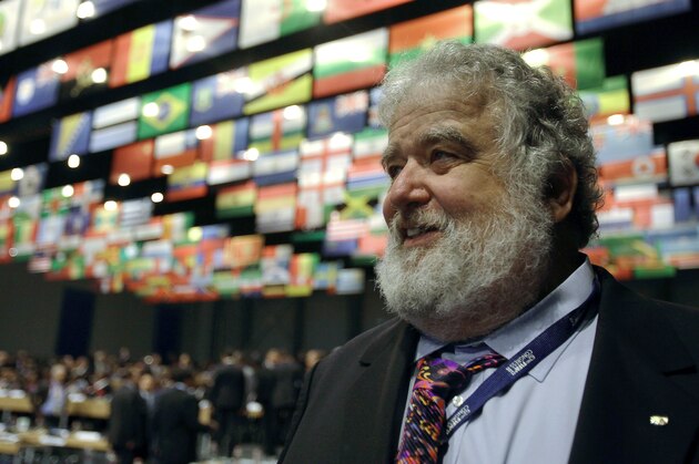 Member of the FIFA Executive Committee and Commissioner of the American Soccer League and Executive Vice President of the United States Soccer Federation and General Secretary of CONCACAF Chuck Blazer is seen in Hungexpo of Budapest on May 25 , 2012 prior to the 62nd FIFA Congress meeting.  AFP PHOTO / PETER KOHALMI        (Photo credit should read PETER KOHALMI/AFP/GettyImages)