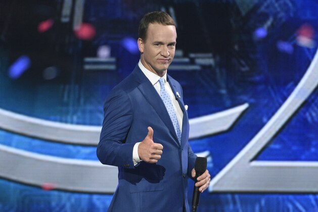 Host Peyton Manning appears on stage at the conclusion of the ESPYS at the Microsoft Theater on Wednesday, July 12, 2017, in Los Angeles. (Photo by Chris Pizzello/Invision/AP) Host Peyton Manning appears on stage at the conclusion of the ESPYS at the Microsoft Theater on Wednesday, July 12, 2017, in Los Angeles. (Photo by Chris Pizzello/Invision/AP)