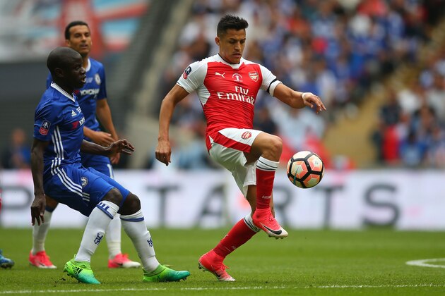LONDON, ENGLAND - MAY 27: Alexis Sanchez of Arsenal during the Emirates FA Cup Final match between Arsenal and Chelsea at Wembley Stadium on May 27, 2017 in London, England. (Photo by Catherine Ivill - AMA/Getty Images) LONDON, ENGLAND - MAY 27: Alexis Sanchez of Arsenal during the Emirates FA Cup Final match between Arsenal and Chelsea at Wembley Stadium on May 27, 2017 in London, England. (Photo by Catherine Ivill - AMA/Getty Images)