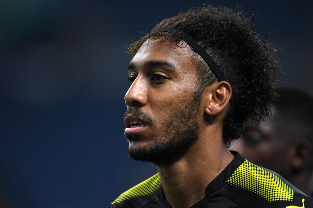 SAITAMA, JAPAN - JULY 14:  Pierre-Emerick Aubameyang of Borussia Dortmund during a training session ahead of the friendly match against Urawa Red Diamonds at Saitama Stadium on July 14, 2017 in Saitama, Japan.  (Photo by Etsuo Hara/Getty Images)