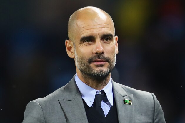 MANCHESTER, ENGLAND - MAY 16:  Josep Guardiola, Manager of Manchester City looks on after the Premier League match between Manchester City and West Bromwich Albion at Etihad Stadium on May 16, 2017 in Manchester, England.  (Photo by Clive Mason/Getty Images)
