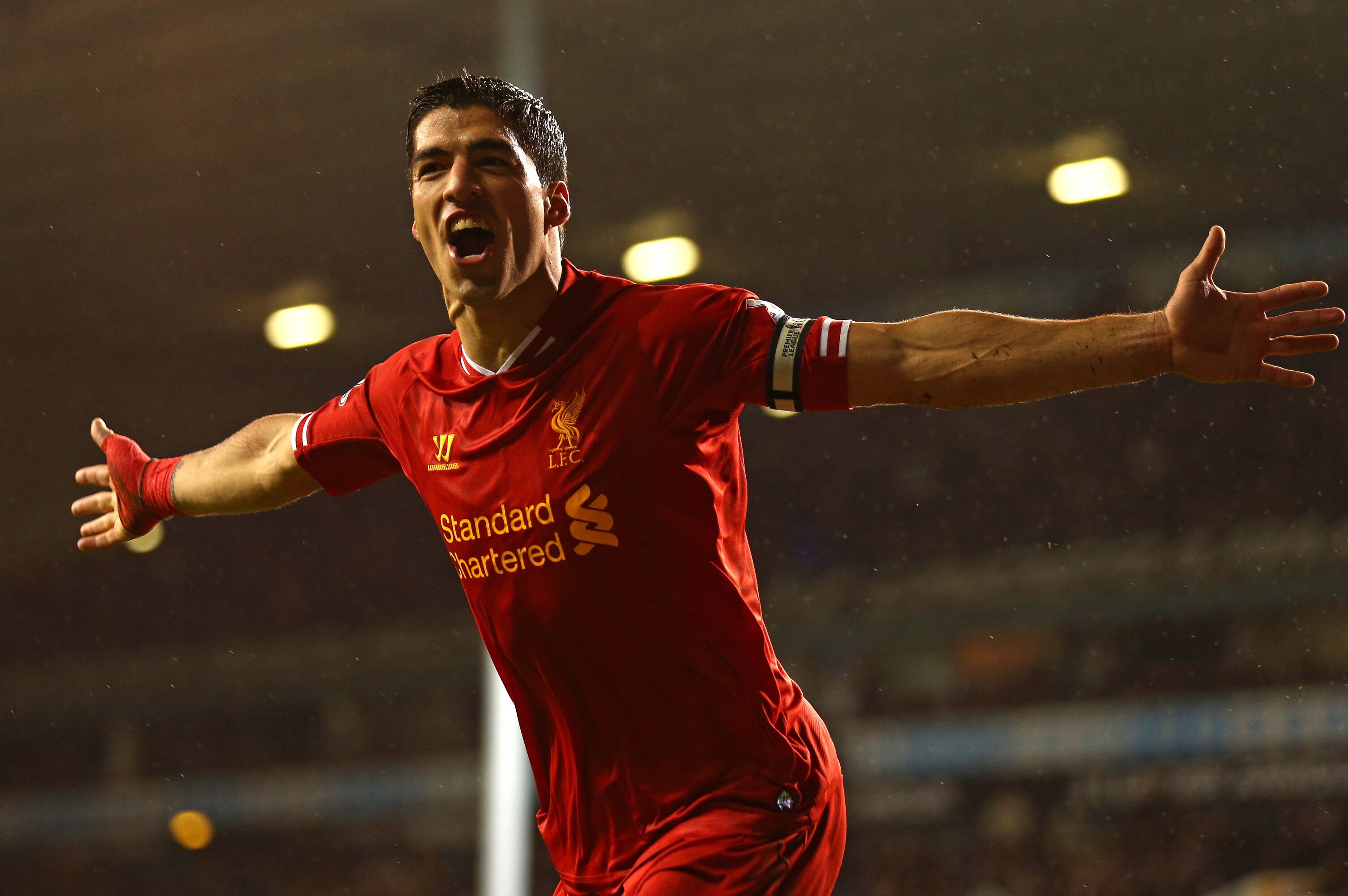 Chronology of Luis Suarez's Career-Defining Goals at Liverpool, image size:3008x2000