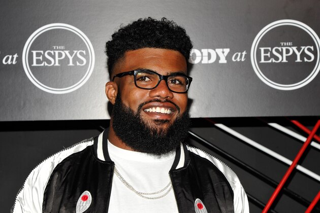 HOLLYWOOD, CA - JULY 11:  NFL player Ezekiel Elliott at BODY at ESPYS at Avalon on July 11, 2017 in Hollywood, California.  (Photo by John Sciulli/Getty Images for ESPN)