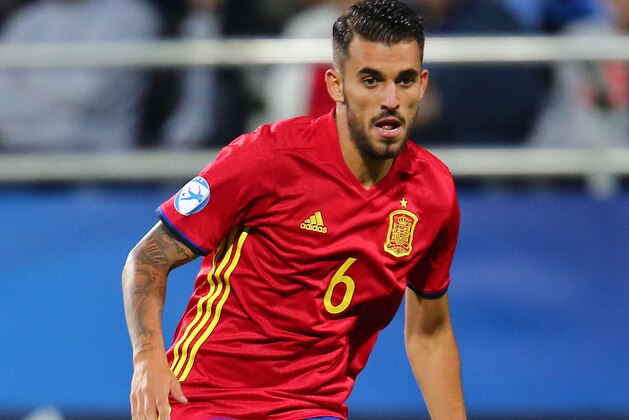 Dani Ceballos during the UEFA European Under-21 match between Spain and FYR Macedonia on June 17, 2017 in Gdynia, Poland. (Photo by MB Media)