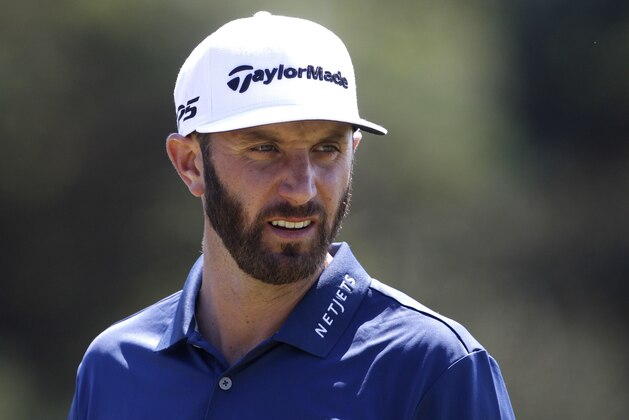 Dustin Johnson of the U.S. walks on the 4th hole during a practice round ahead of the 146th Open of Championship, at Royal Birkdale, Southport, England, Monday, July 17, 2017. The Open starts on Thursday. (AP Photo/Peter Morrison) Dustin Johnson of the U.S. walks on the 4th hole during a practice round ahead of the 146th Open of Championship, at Royal Birkdale, Southport, England, Monday, July 17, 2017. The Open starts on Thursday. (AP Photo/Peter Morrison)