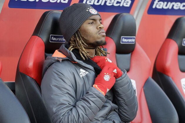 Bayern's Renato Sanches waits for the start of the German Bundesliga soccer match between FC Ingolstadt and FC Bayern Munich in Ingolstadt, Germany, Saturday, Feb. 11, 2017. (AP Photo/Matthias Schrader)