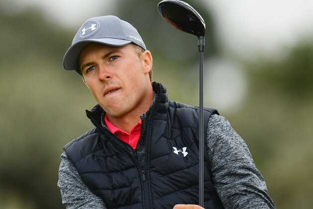 SOUTHPORT, ENGLAND - JULY 20:  Jordan Spieth of the United States watches his tee shot during the first round of the 146th Open Championship at Royal Birkdale on July 20, 2017 in Southport, England.  (Photo by Dan Mullan/Getty Images)
