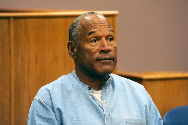LOVELOCK, NV - JULY 20: O.J. Simpson attends his parole hearing at Lovelock Correctional Center July 20, 2017 in Lovelock, Nevada. Simpson is serving a nine to 33 year prison term for a 2007 armed robbery and kidnapping conviction. (Photo by Jason Bean-Pool/Getty Images) LOVELOCK, NV - JULY 20: O.J. Simpson attends his parole hearing at Lovelock Correctional Center July 20, 2017 in Lovelock, Nevada. Simpson is serving a nine to 33 year prison term for a 2007 armed robbery and kidnapping conviction. (Photo by Jason Bean-Pool/Getty Images)