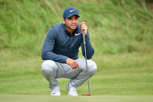 SOUTHPORT, ENGLAND - JULY 22: Jason Day of Australia lines up a putt on the 5th green during the third round of the 146th Open Championship at Royal Birkdale on July 22, 2017 in Southport, England. (Photo by Stuart Franklin/Getty Images) SOUTHPORT, ENGLAND - JULY 22: Jason Day of Australia lines up a putt on the 5th green during the third round of the 146th Open Championship at Royal Birkdale on July 22, 2017 in Southport, England. (Photo by Stuart Franklin/Getty Images)