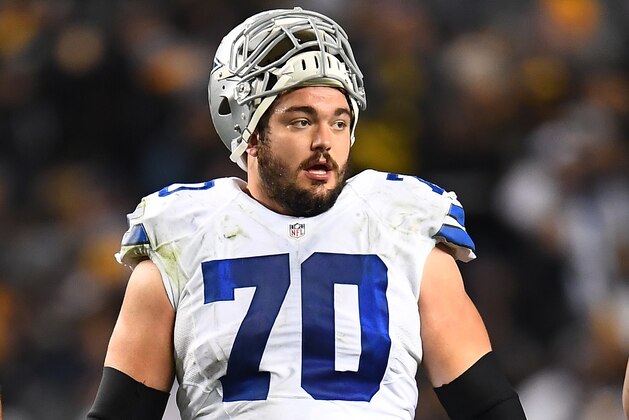 PITTSBURGH, PA - NOVEMBER 13:  Zack Martin #70 of the Dallas Cowboys in action during the game against the Pittsburgh Steelers at Heinz Field on November 13, 2016 in Pittsburgh, Pennsylvania. (Photo by Joe Sargent/Getty Images) *** Local Caption ***