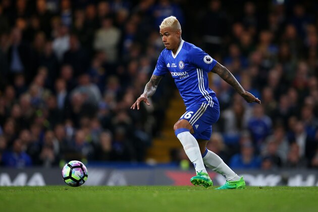 LONDON, ENGLAND - MAY 15: Kenedy of Chelsea during the Premier League match between Chelsea and Watford at Stamford Bridge on May 15, 2017 in London, England. (Photo by Catherine Ivill - AMA/Getty Images)