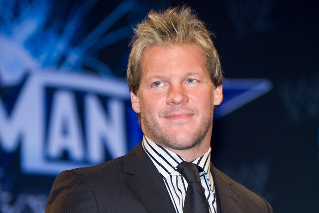 Wrestler Chris Jericho attends the 25th Anniversary of WrestleMania press conference at the Hard Rock Cafe, Tuesday, March 31, 2009, in New York. (AP Photo/Charles Sykes)