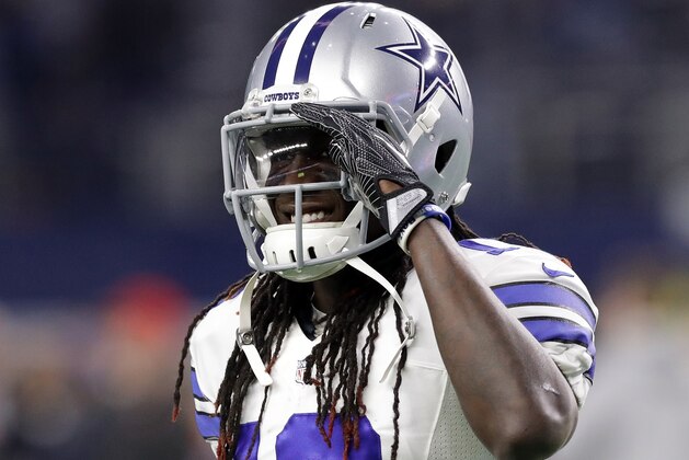 ARLINGTON, TX - DECEMBER 18:  Lucky Whitehead #13 of the Dallas Cowboys warms up on the field prior to the game against the Tampa Bay Buccaneers at AT&T Stadium on December 18, 2016 in Arlington, Texas. (Photo by Ronald Martinez/Getty Images)