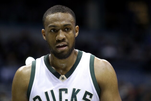 Milwaukee Bucks' Jabari Parker during an NBA basketball game against the Philadelphia 76ers Monday, Jan. 16, 2017, in Milwaukee. (AP Photo/Aaron Gash)