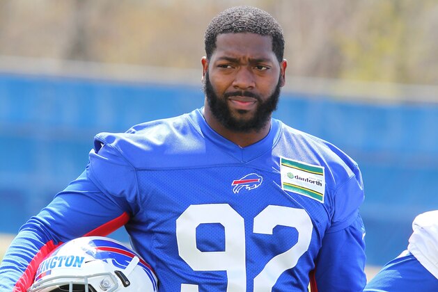 Buffalo Bills defensive tackle Adolphus Washington pauses for a photo during their NFL football rookie minicamp in Orchard Park, N.Y., Friday, May 6, 2016. (AP Photo/Bill Wippert) Buffalo Bills defensive tackle Adolphus Washington pauses for a photo during their NFL football rookie minicamp in Orchard Park, N.Y., Friday, May 6, 2016. (AP Photo/Bill Wippert)