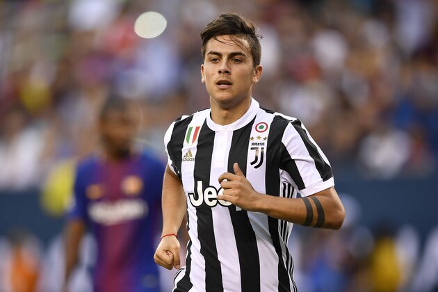 EAST RUTHERFORD, NJ - JULY 22:  Paulo Dybala of Juventus in action during the International Champions Cup 2017 match between Juventus and FC Barcelona at MetLife Stadium on July 22, 2017 in East Rutherford, New Jersey. (Photo by Daniele Badolato - Juventus FC/Getty Images)