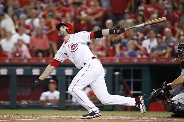 CINCINNATI, OH - JULY 21: Zack Cozart #2 of the Cincinnati Reds bats during a game against the Miami Marlins at Great American Ball Park on July 21, 2017 in Cincinnati, Ohio. The Marlins defeated the Reds 3-1. (Photo by Joe Robbins/Getty Images) CINCINNATI, OH - JULY 21: Zack Cozart #2 of the Cincinnati Reds bats during a game against the Miami Marlins at Great American Ball Park on July 21, 2017 in Cincinnati, Ohio. The Marlins defeated the Reds 3-1. (Photo by Joe Robbins/Getty Images)