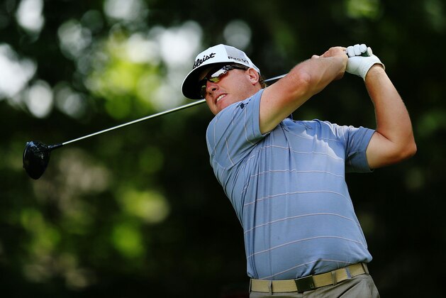 OAKVILLE, ON - JULY 28:  Charley Hoffman of the United States plays his shot from the 11th tee during the second round of the RBC Canadian Open at Glen Abbey Golf Club on July 28, 2017 in Oakville, Canada.  (Photo by Vaughn Ridley/Getty Images)