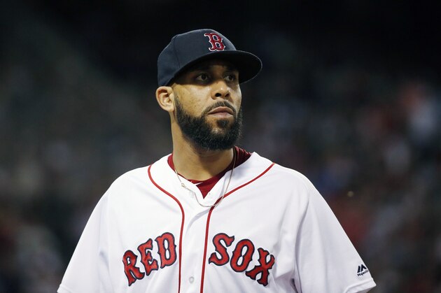 Boston Red Sox's David Price walks to the dug out after pitching during the seventh inning of the second game of a baseball doubleheader against the New York Yankees in Boston, Sunday, July 16, 2017. (AP Photo/Michael Dwyer) Boston Red Sox's David Price walks to the dug out after pitching during the seventh inning of the second game of a baseball doubleheader against the New York Yankees in Boston, Sunday, July 16, 2017. (AP Photo/Michael Dwyer)