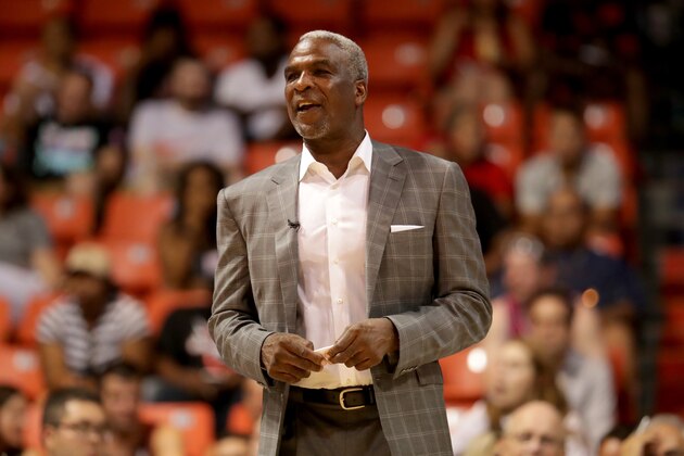 CHICAGO, IL - JULY 23: Coach Charles Oakley of Killer 3s reacts during the game against the Ghost Ballers during week five of the BIG3 three on three basketball league at UIC Pavilion on July 23, 2017 in Chicago, Illinois. (Photo by Streeter Lecka/BIG3/Getty Images) CHICAGO, IL - JULY 23: Coach Charles Oakley of Killer 3s reacts during the game against the Ghost Ballers during week five of the BIG3 three on three basketball league at UIC Pavilion on July 23, 2017 in Chicago, Illinois. (Photo by Streeter Lecka/BIG3/Getty Images)