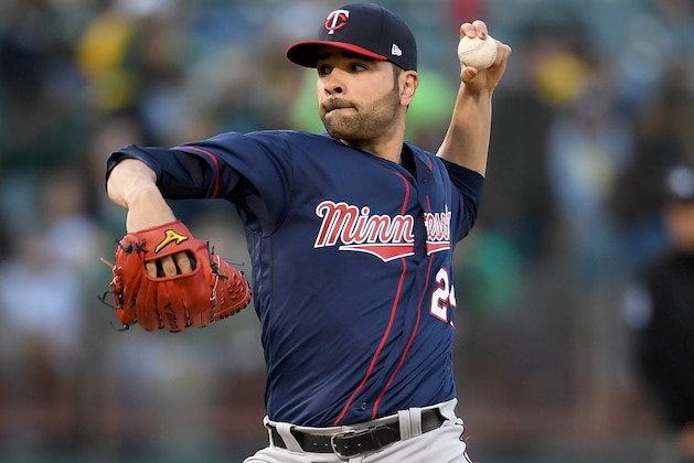 OAKLAND, CA - JULY 28: Jaime Garcia #24 of the Minnesota Twins pitches against the Oakland Athletics in the bottom of the first inning at Oakland Alameda Coliseum on July 28, 2017 in Oakland, California. (Photo by Thearon W. Henderson/Getty Images) OAKLAND, CA - JULY 28: Jaime Garcia #24 of the Minnesota Twins pitches against the Oakland Athletics in the bottom of the first inning at Oakland Alameda Coliseum on July 28, 2017 in Oakland, California. (Photo by Thearon W. Henderson/Getty Images)