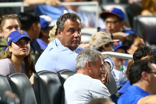 NEW YORK, NEW YORK - JULY 18:  Governor of New Jersey Chris Christie attends the game between the New York Mets and the St. Louis Cardinals at Citi Field on July 18, 2017 in the Flushing neighborhood of the Queens borough of New York City.  (Photo by Mike Stobe/Getty Images)