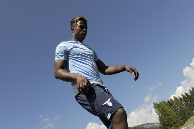 PIEVE DI CADORE, ROMA - JULY 18:  Balde Diao Keita of SS Lazio during the SS Lazio Pre-Season Training Camp on July 18, 2017 in Pieve di Cadore, Italy.  (Photo by Marco Rosi/Getty Images)