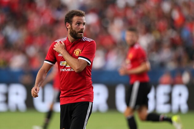 CARSON, CA - JULY 15: Juan Mata of Manchester United during to the friendly fixture between LA Galaxy and Manchester United at StubHub Center on July 15, 2017 in Carson, California. (Photo by Matthew Ashton - AMA/Getty Images)