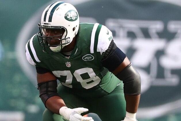 EAST RUTHERFORD, NJ - OCTOBER 23:  Ryan Clady #78 of the New York Jets plays against  the Baltimore Ravens during their game at MetLife Stadium on October 23, 2016 in East Rutherford, New Jersey.  (Photo by Al Bello/Getty Images)