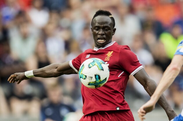 BERLIN, GERMANY - JULY 29:  Sadio Mane of Liverpool FC controls the ball during the Preseason Friendly match between Hertha BSC and FC Liverpool at Olympiastadion on July 29, 2017 in Berlin, Germany.  (Photo by Boris Streubel/Getty Images)