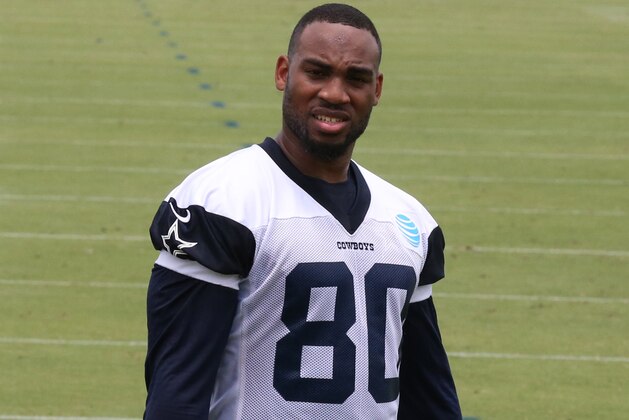 Jun 14, 2016; Irving, TX, USA; Dallas Cowboys tight end Rico Gathers (80) during minicamp at Dallas Cowboys Headquarters. Mandatory Credit: Matthew Emmons-USA TODAY Sports