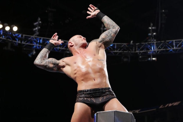 When did Randy Orton's fall from grace in WWE begin?