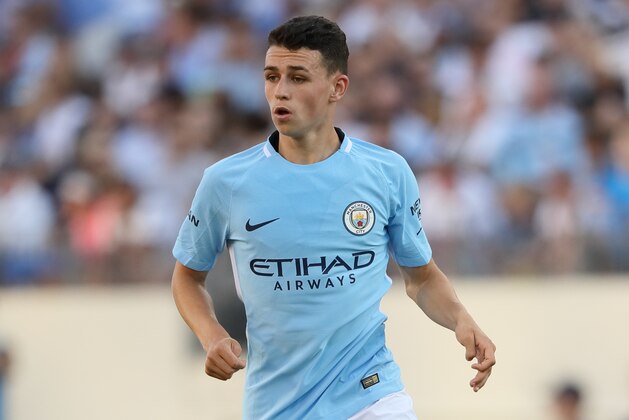NASHVILLE, TN - JULY 29: Phil Foden of Manchester City during the International Champions Cup 2017 match between Manchester City and Tottenham Hotspur at Nissan Stadium on July 29, 2017 in Nashville, Tennessee. (Photo by Matthew Ashton - AMA/Getty Images) NASHVILLE, TN - JULY 29: Phil Foden of Manchester City during the International Champions Cup 2017 match between Manchester City and Tottenham Hotspur at Nissan Stadium on July 29, 2017 in Nashville, Tennessee. (Photo by Matthew Ashton - AMA/Getty Images)