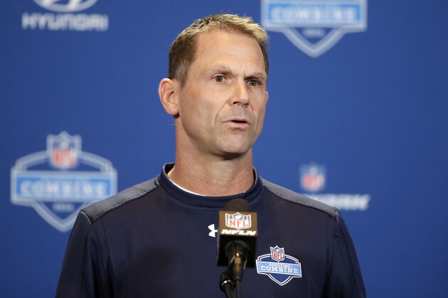 San Francisco 49ers general manager Trent Baalke responds to a question during a news conference at the NFL football scouting combine Wednesday, Feb. 24, 2016, in Indianapolis. Baalke said Wednesday he expects quarterback Colin Kaepernick to be with the 49ers next season. (AP Photo/Darron Cummings) San Francisco 49ers general manager Trent Baalke responds to a question during a news conference at the NFL football scouting combine Wednesday, Feb. 24, 2016, in Indianapolis. Baalke said Wednesday he expects quarterback Colin Kaepernick to be with the 49ers next season. (AP Photo/Darron Cummings)