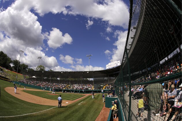 a consolation baseball game at the Little League World Series tournament in South Williamsport, Pa., Monday, Aug. 22, 2016. (AP Photo/Gene J. Puskar)