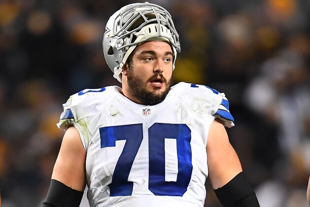 PITTSBURGH, PA - NOVEMBER 13:  Zack Martin #70 of the Dallas Cowboys in action during the game against the Pittsburgh Steelers at Heinz Field on November 13, 2016 in Pittsburgh, Pennsylvania. (Photo by Joe Sargent/Getty Images) *** Local Caption ***