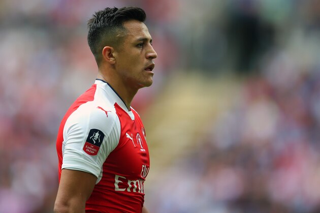 LONDON, ENGLAND - MAY 27: Alexis Sanchez of Arsenal during the Emirates FA Cup Final match between Arsenal and Chelsea at Wembley Stadium on May 27, 2017 in London, England. (Photo by Catherine Ivill - AMA/Getty Images)