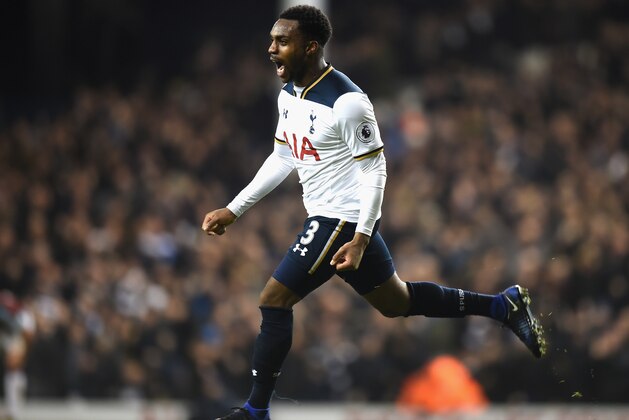 LONDON, ENGLAND - DECEMBER 18:  Danny Rose of Tottenham Hotspur celebrates scoring their second goal during the Barclays Premier League match between Tottenham Hotspur and Burnley at White Hart Lane on December 18, 2016 in London, England.  (Photo by Tony Marshall/Getty Images)