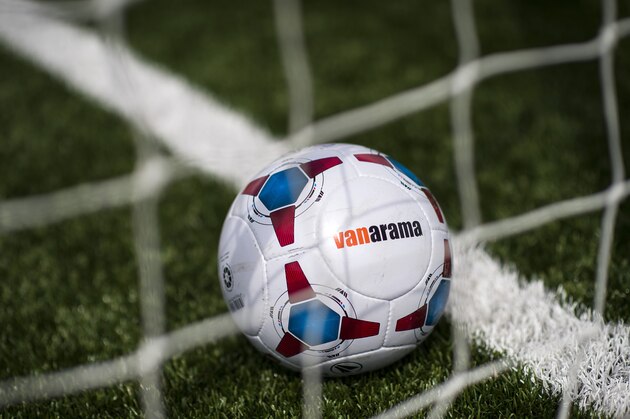 SUTTON, GREATER LONDON - APRIL 23:  The match ball on a Plastic 3G pitch ahead of the Vanarama National League South match between Sutton United and Chelmsford City on April 23, 2016 in Sutton, Greater London.  (Photo by Justin Setterfield/Getty Images)