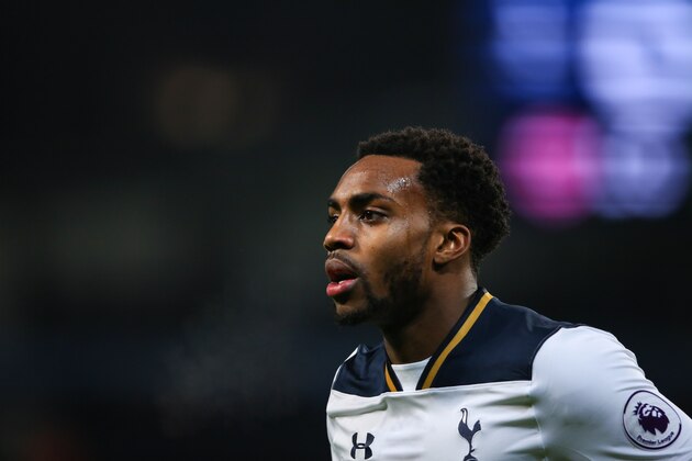 MANCHESTER, ENGLAND - JANUARY 21: Danny Rose of Tottenham Hotspur during the Premier League match between Manchester City and Tottenham Hotspur at Etihad Stadium on January 21, 2017 in Manchester, England. (Photo by Robbie Jay Barratt - AMA/Getty Images)
