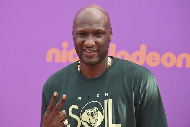 Retired NBA basketball player Lamar Odom arrives at the Kids' Choice Sports Awards at UCLA's Pauley Pavilion on Thursday, July 13, 2017, in Los Angeles. (Photo by Richard Shotwell/Invision/AP)