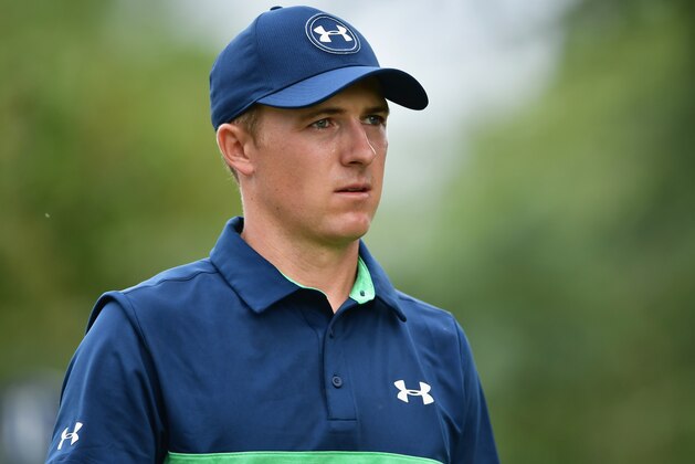 CHARLOTTE, NC - AUGUST 11:  Jordan Spieth of the United States walks on the 11th hole during the second round of the 2017 PGA Championship at Quail Hollow Club on August 11, 2017 in Charlotte, North Carolina.  (Photo by Stuart Franklin/Getty Images)