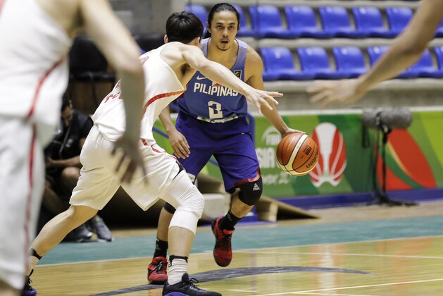 Philippines basketball player Terrence Romeo manoeuvers with the ball during a FIBA AsiaCup 2017 group match against China, in the Lebanese town of Zouk Mikael north of Beirut on August 9, 2017.
Phillippines won over China 96 to 87. / AFP PHOTO / JOSEPH EID        (Photo credit should read JOSEPH EID/AFP/Getty Images)
