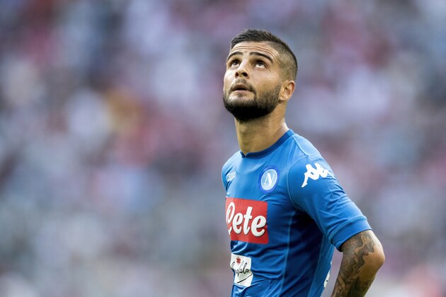 MUNICH, GERMANY - AUGUST 02:  Lorenzo Insigne of SSC Napoli looks on during the Audi Cup 2017 match between SSC Napoli and FC Bayern Muenchen at Allianz Arena on August 2, 2017 in Munich, Germany.  (Photo by Boris Streubel/Getty Images)