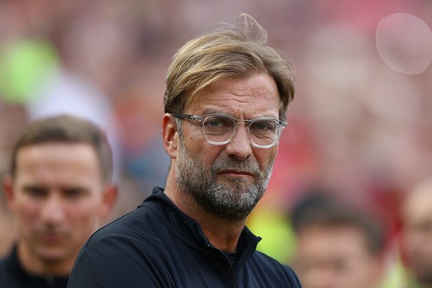 DUBLIN, IRELAND - AUGUST 05:  Head Coach of Liverpool Jurgen Klopp looks on prior to the Pre Season Friendly match between Liverpool and Athletic Club at Aviva Stadium on August 5, 2017 in Dublin, Ireland.  (Photo by Ian Walton/Getty Images)