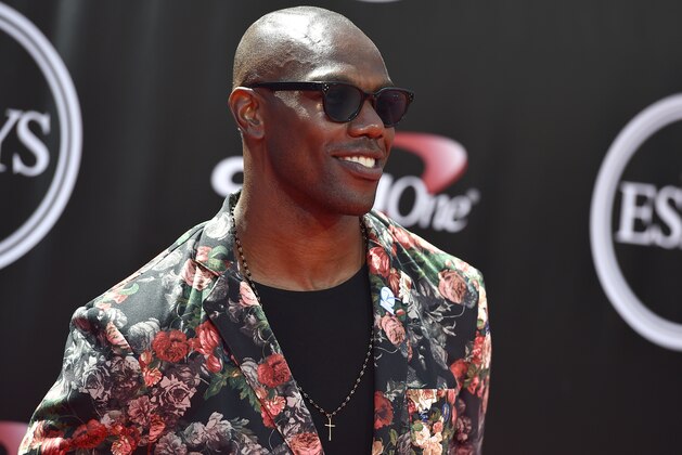 Former NFL player Terrell Owens arrives at the ESPY Awards at the Microsoft Theater on Wednesday, July 13, 2016, in Los Angeles. (Photo by Jordan Strauss/Invision/AP)