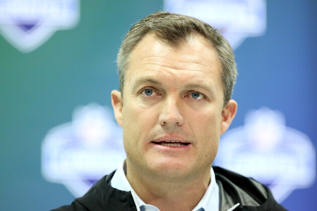 San Francisco 49ers general manager John Lynch speaks at a press conference at the 2017 NFL football scouting combine Thursday, March 2, 2017, in Indianapolis. (AP Photo/Gregory Payan) San Francisco 49ers general manager John Lynch speaks at a press conference at the 2017 NFL football scouting combine Thursday, March 2, 2017, in Indianapolis. (AP Photo/Gregory Payan)