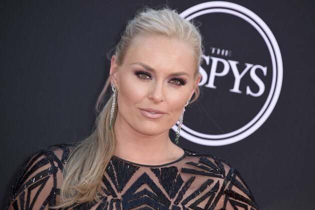 Lindsey Vonn arrives at the ESPYS at the Microsoft Theater on Wednesday, July 12, 2017, in Los Angeles. (Photo by Jordan Strauss/Invision/AP)